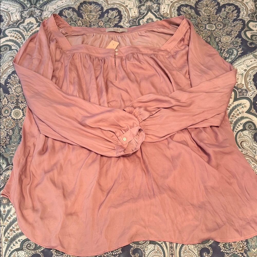 LOFT Mauve Blouse